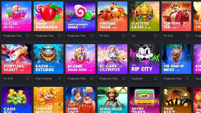 Лучшие игры и бонусы в Bc.Game Casino